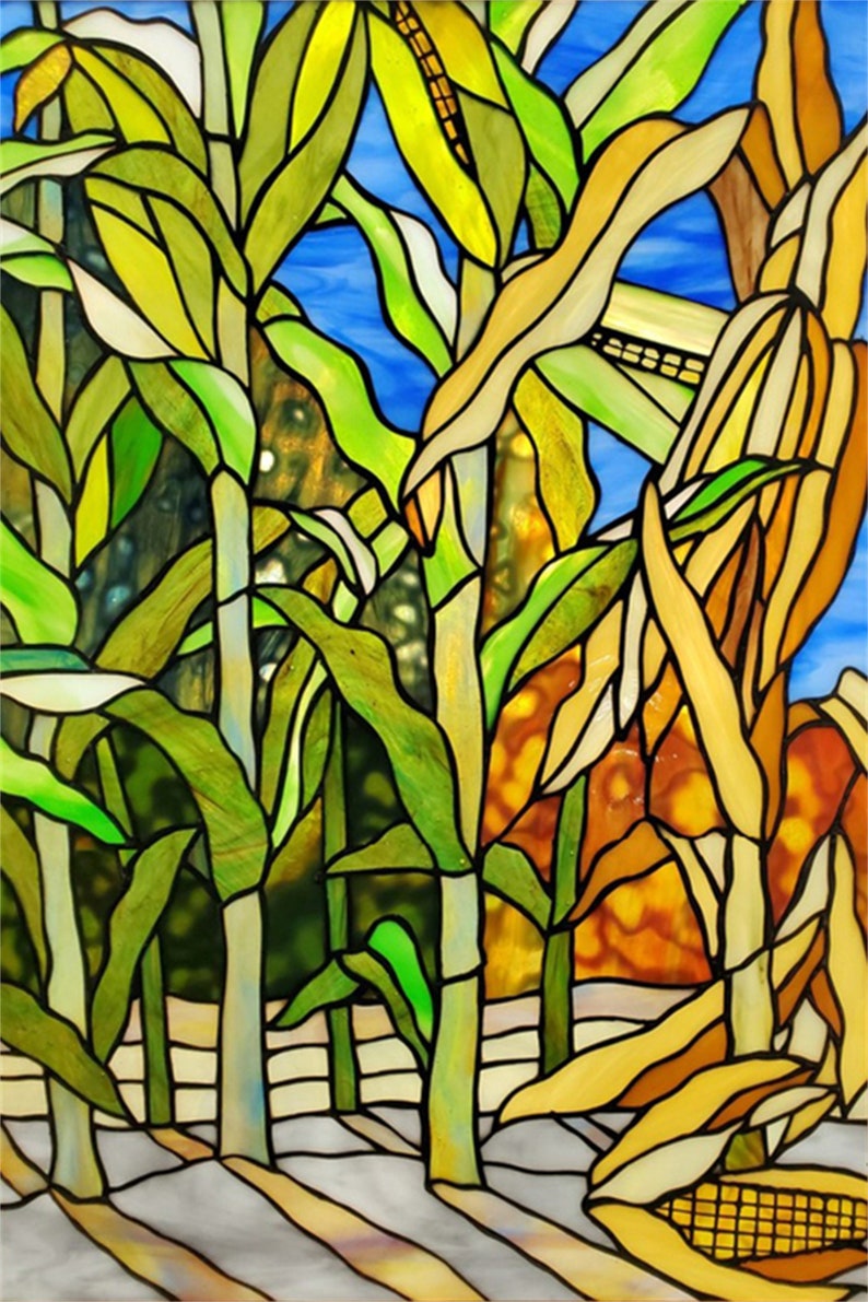 Frosted Window Film Stained Glass Film Vintage Church Style Etsy