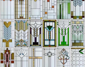 Custom size 3D Matte Window Film Stained Glass Decorative Uv Window Sticker Privacy Frosted Static Cling Window Decor