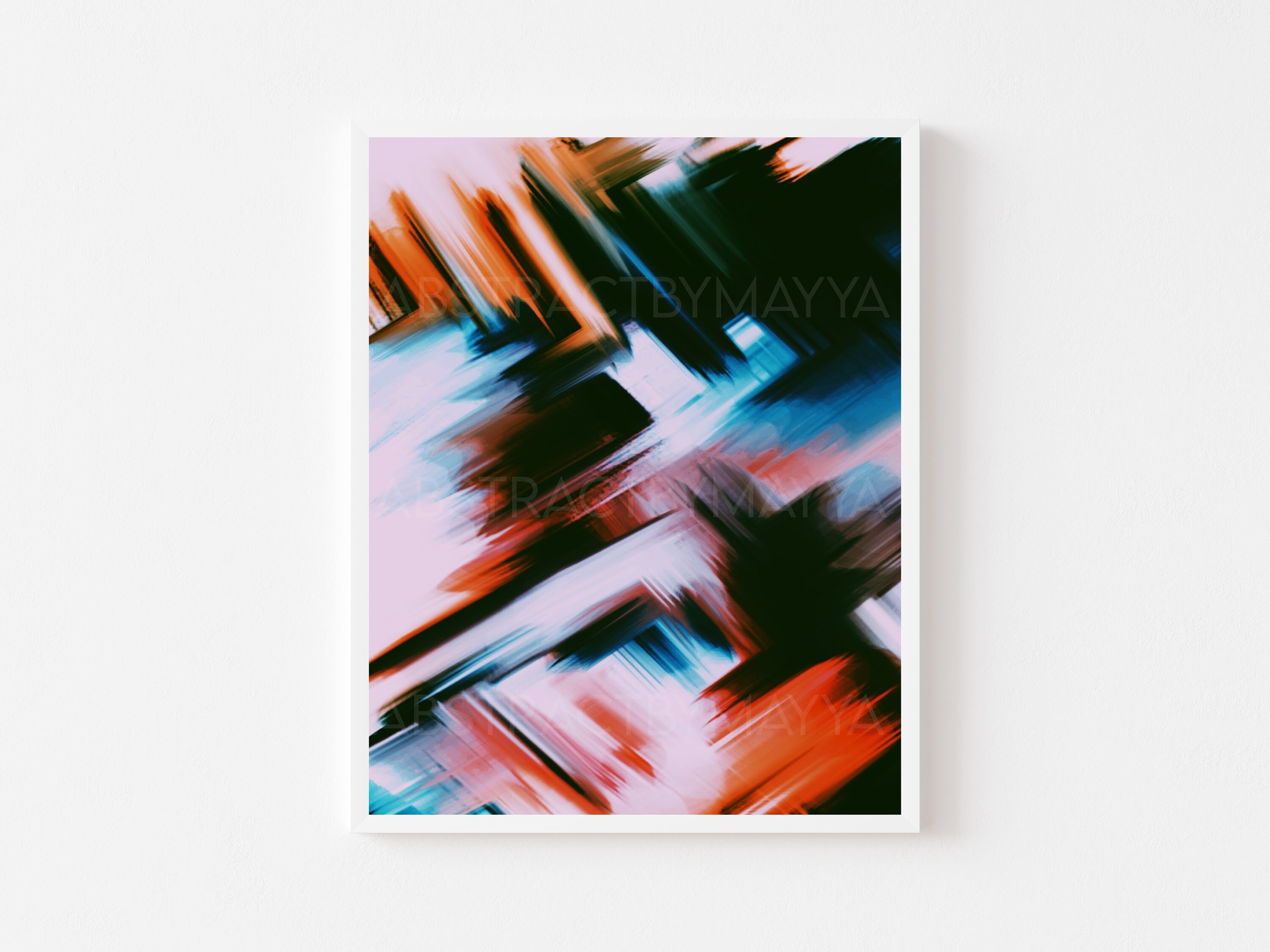 Abstrakte Kunstdruck 11 x 14 16 x 20 Wohnkultur | Etsy