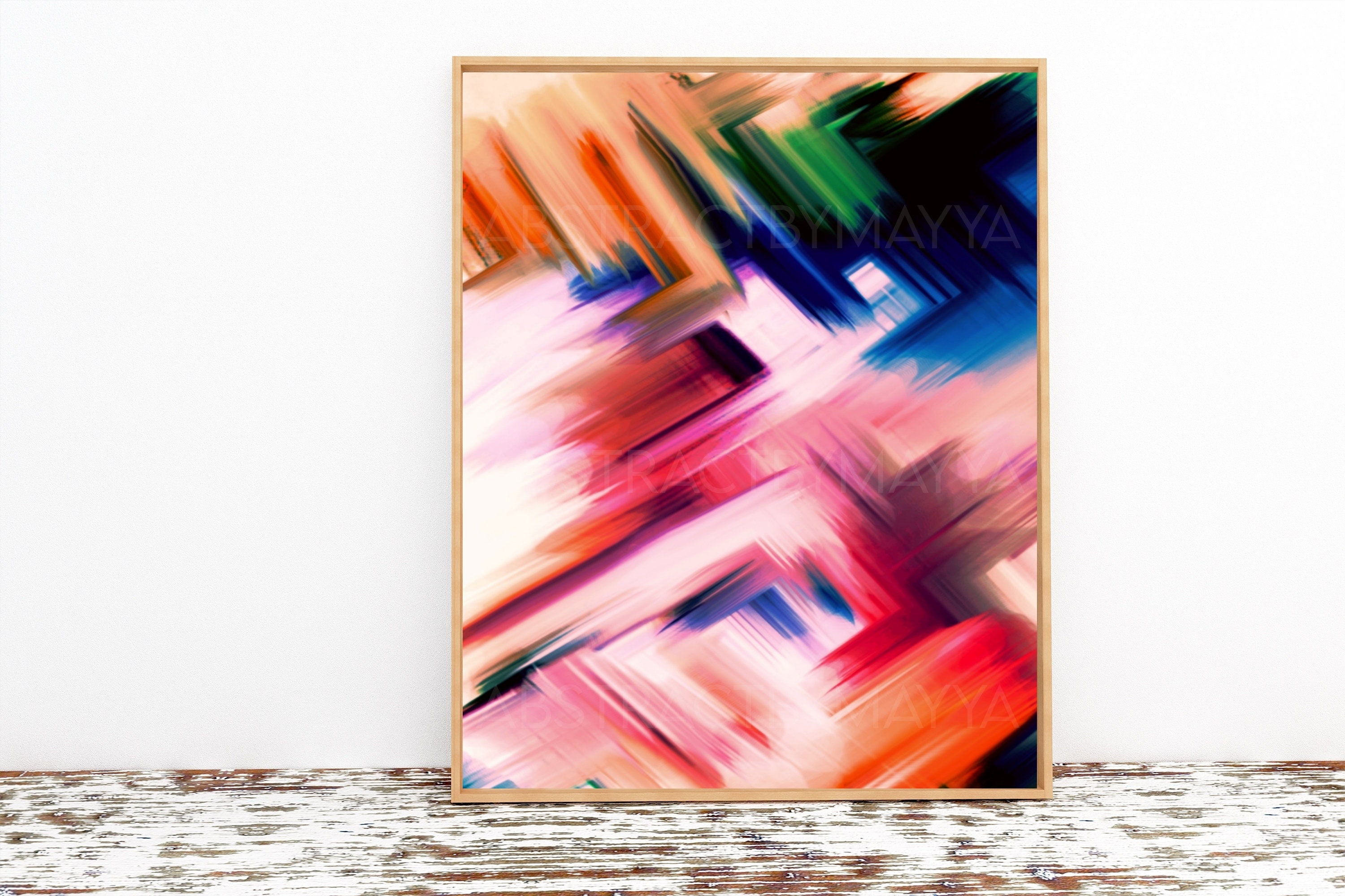 Abstrakte Kunstdruck 11 x 14 16 x 20 Wohnkultur | Etsy