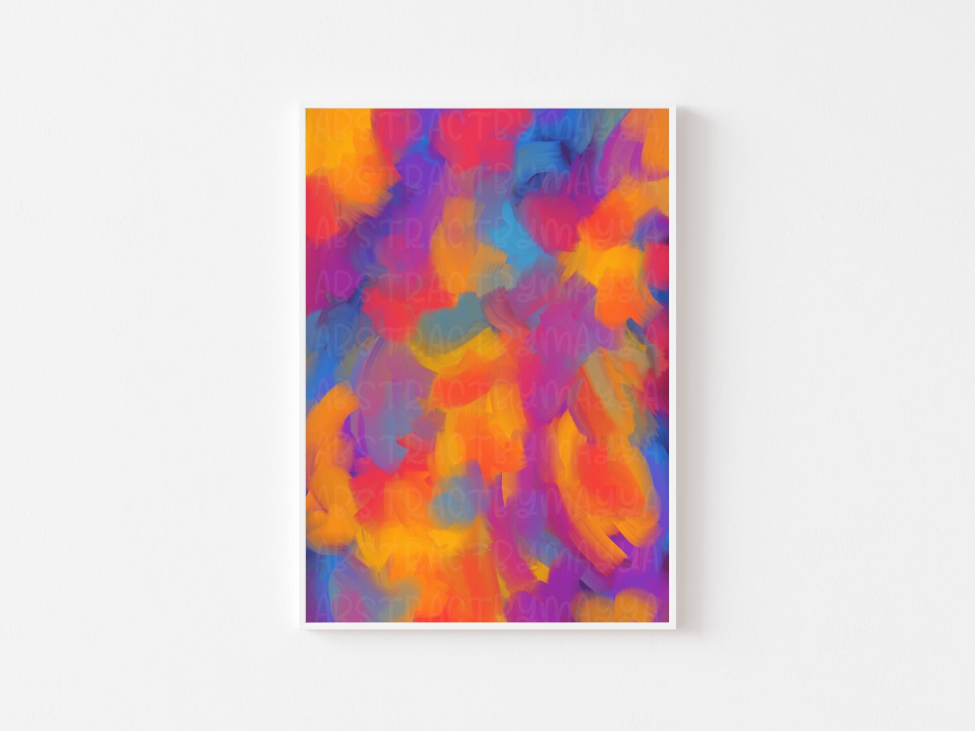 Impresión de arte abstracto decoración del hogar sala de | Etsy