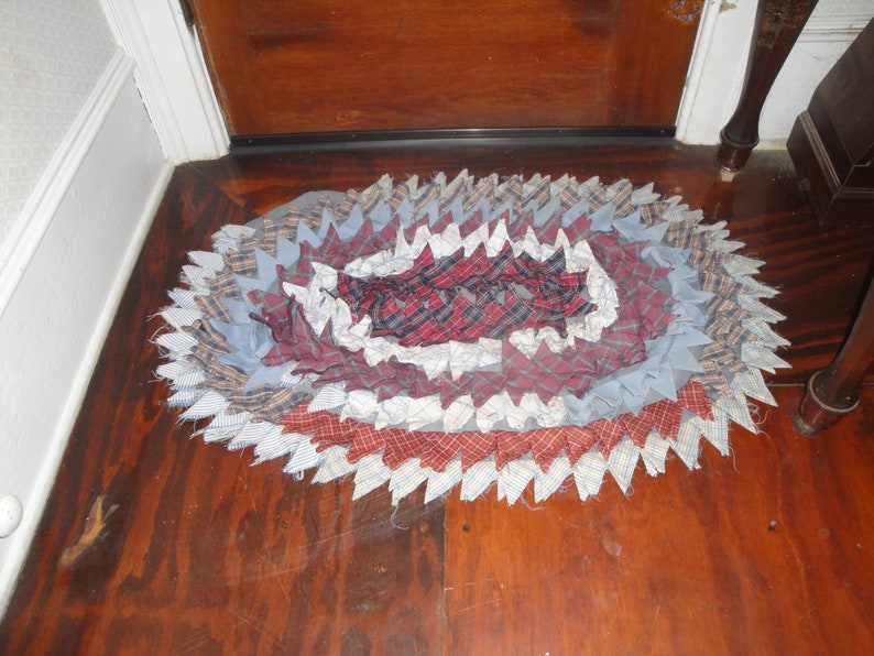 Handmade Amish Rag Rug Etsy