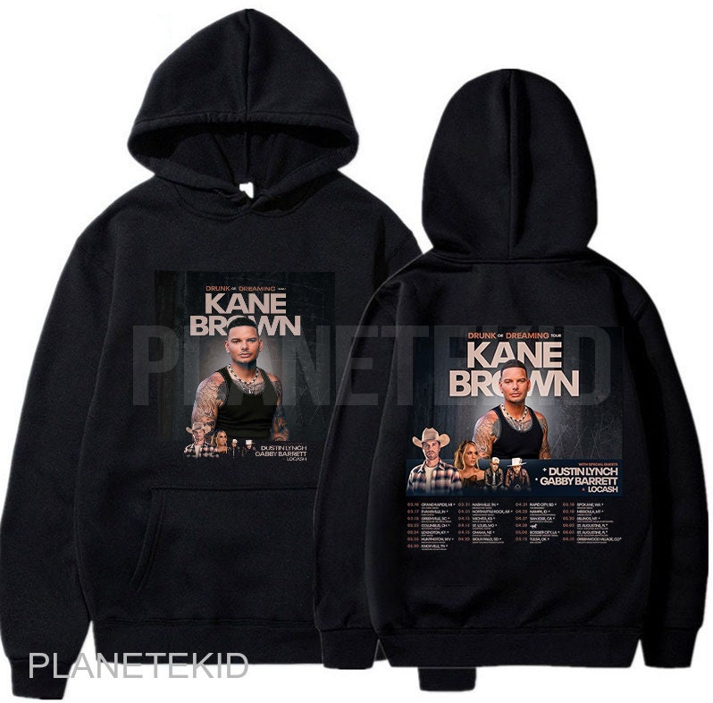 Discover Kane Brown 2023 Tour Hoodie, Kane Brown Drunk Or Dreaming Tour 2 Sided Shirt