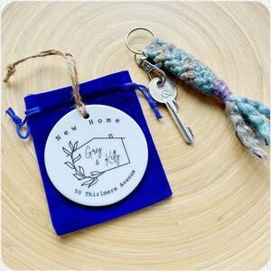New home, Our new home, Our first home, New homeowner gift, New apartment ornament, Housewarming gift, Home buyer keepsake, Personalised