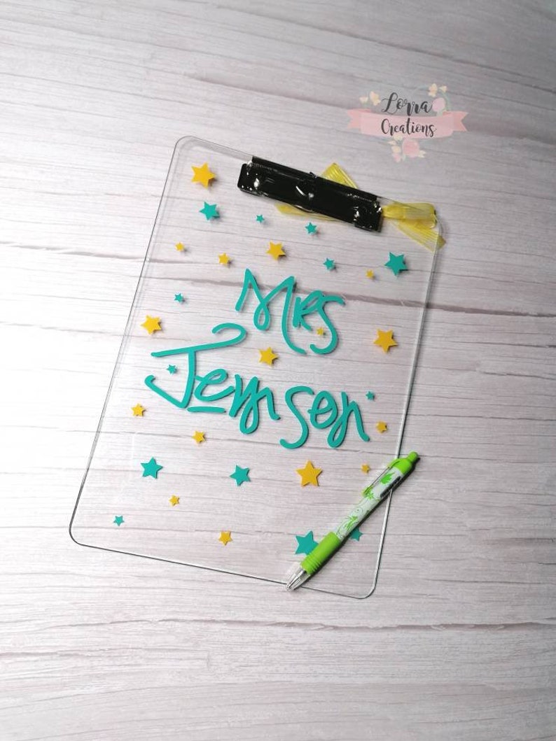 Personalised A4 clipboard Ideal gift for teachers / teaching image 10