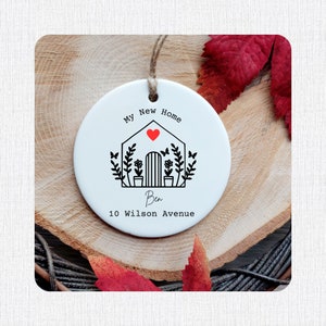 New home, Our new home, My first home, New homeowner gift, New apartment ornament, Housewarming gift, Home buyer keepsake, Personalised
