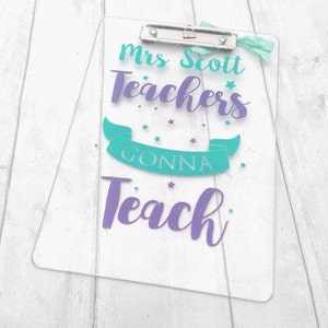 Leraren gaan lesgeven, Teacher&#39;s appreciation day gift, Teaching assistant thank you gift, End of Term present