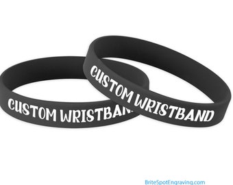 Custom Silicone Wristbands | Personalized Motivational Slogans Silicone Rubber Bracelet | Promote, Advocate, Motivate