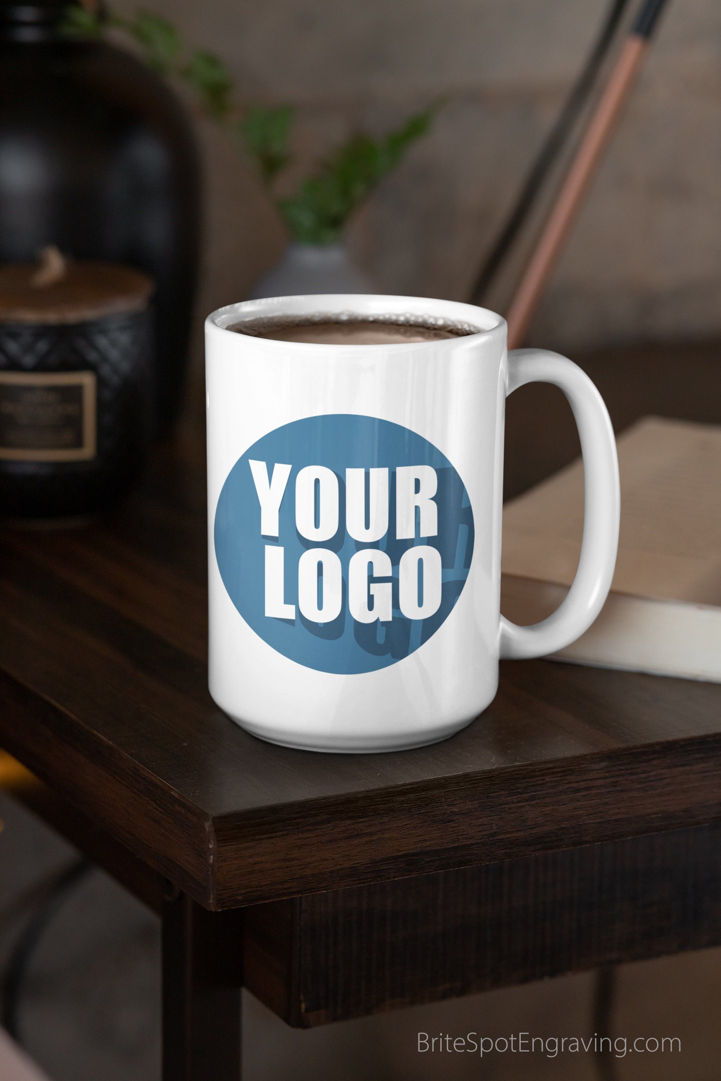 Custom Coffee Mug With Your Company Logo Branding or Etsy
