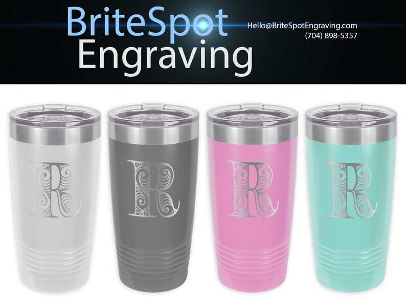 20oz. Custom YetiStyle Travel Mug Personalized Insulated Etsy