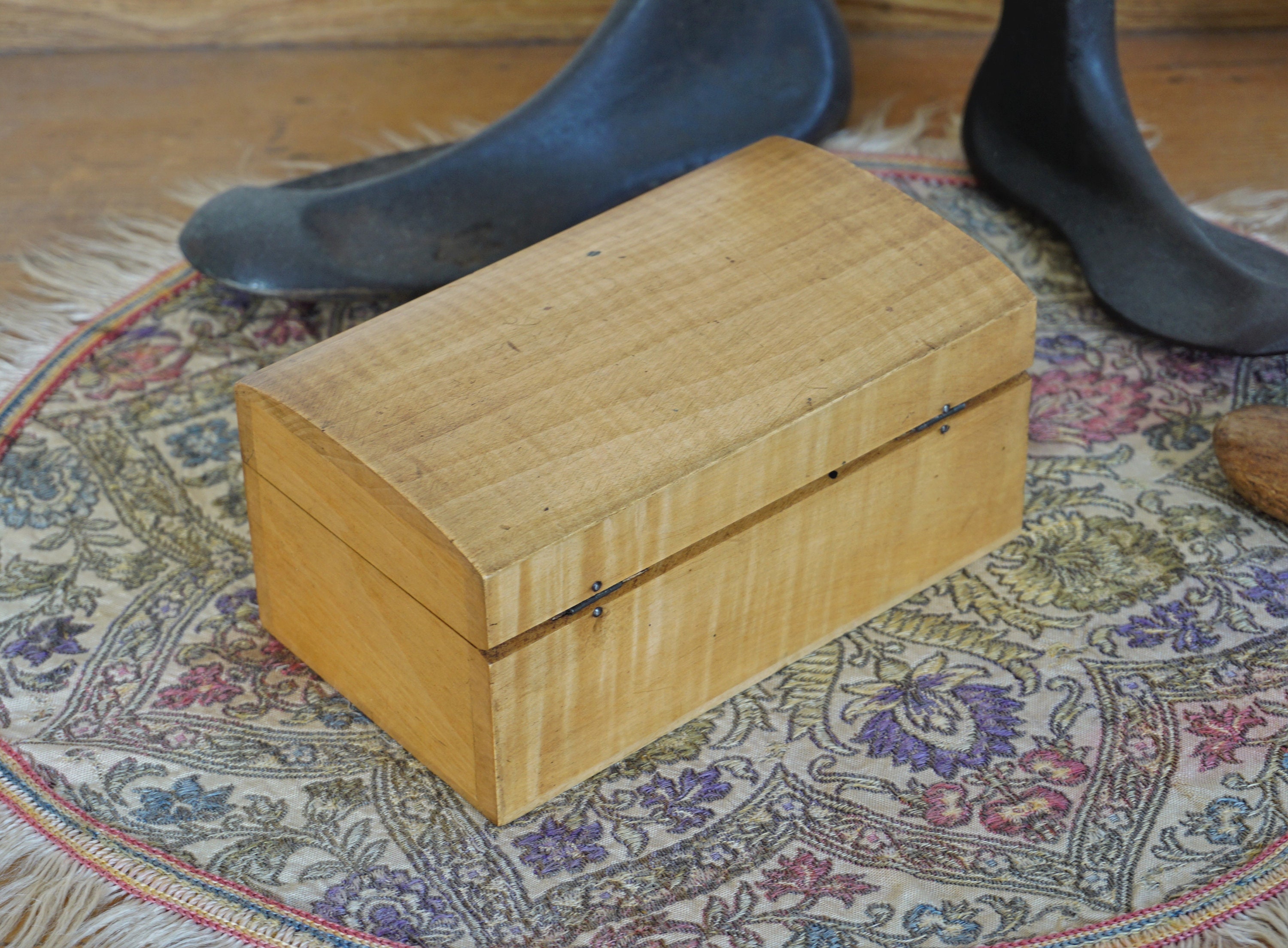 Vintage Wooden Boxes Well Made Old Wood Trinket / Storage Etsy
