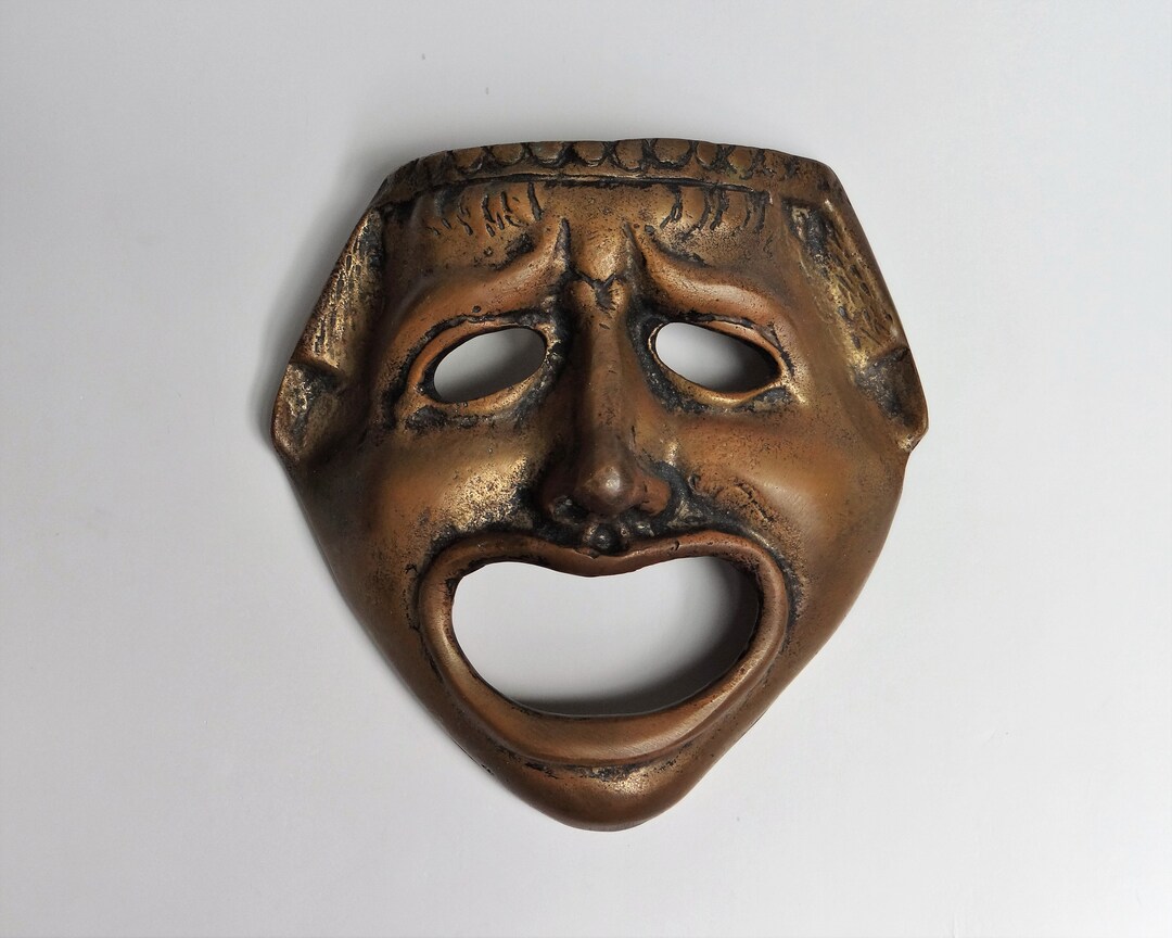 Masque Facial Réaliste Laiton - Masque De Forêt - Taille Unique Réglable (tour De Tête 60 Cm) - En Latex - Pour Déguisement, Cosplay - 2