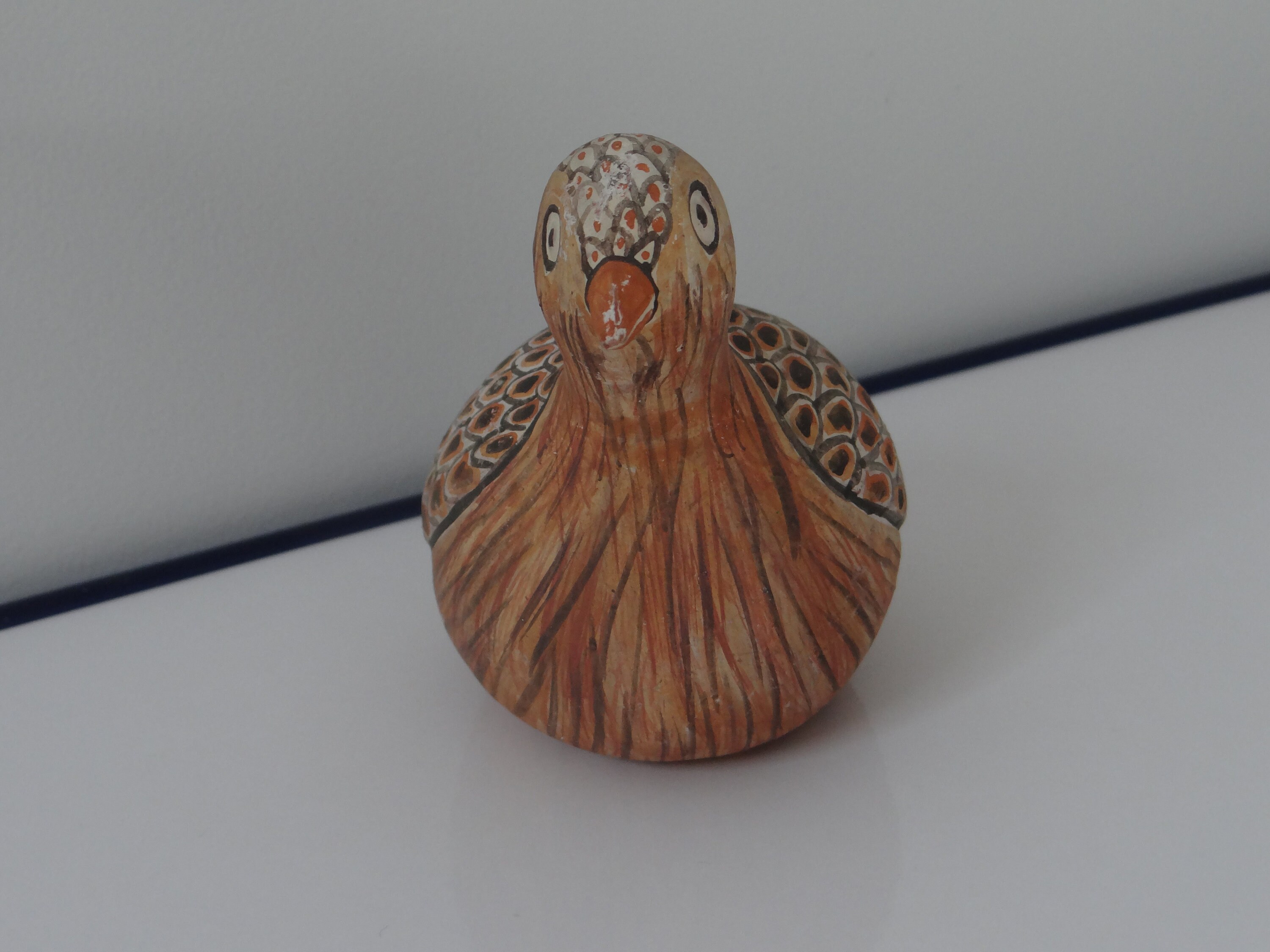 Small Collectible Bird, Pottery Quail, Migratory Bird, Partridge