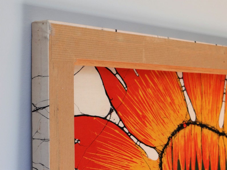 Original Vintage Batik From Sri Lanka Painting on Fabric Art Etsy