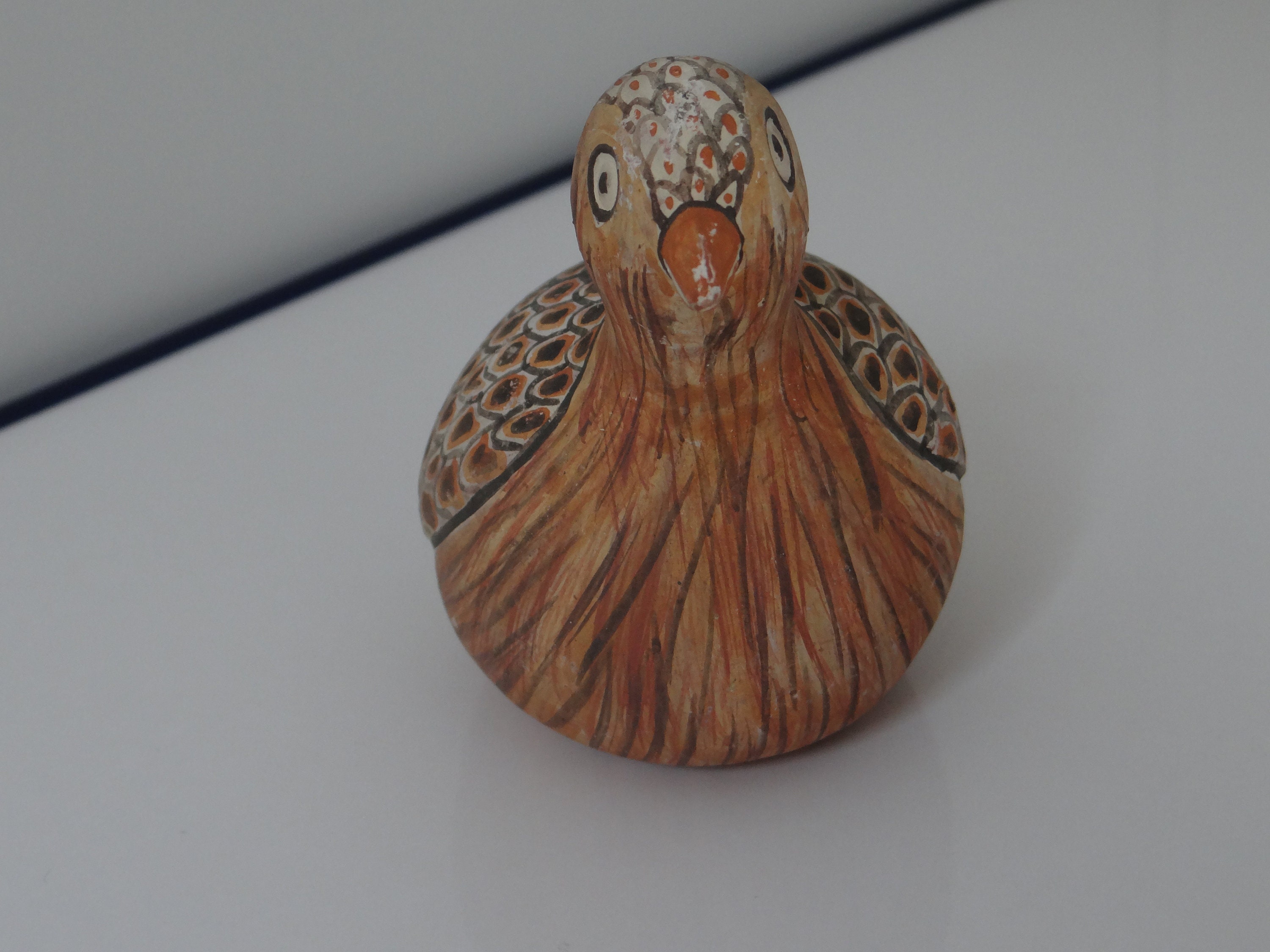 Small Collectible Bird, Pottery Quail, Migratory Bird, Partridge