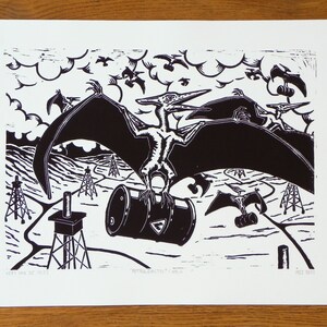 Linoprint - ŚWIEŻE z PRASY - Petroldactyl
