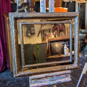 Antique Napoleon III Gilt Framed Bevel Mirror