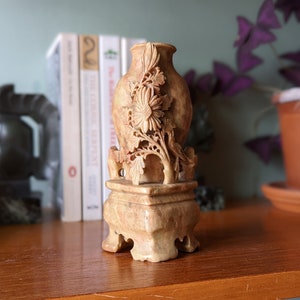 Vintage Chinese Soapstone Vase