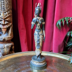 Gilded Bronze Statue of Hindu Goddess Dewi Sri