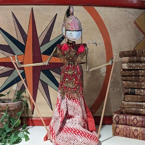 Vintage Indonesian Wayang Golek Puppet