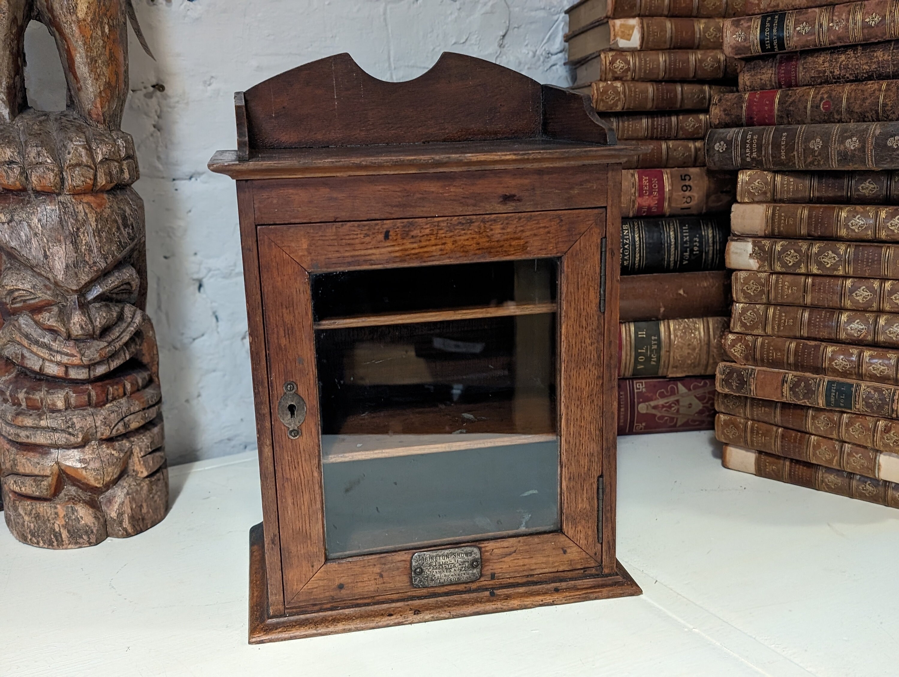 Tabletop curio on sale