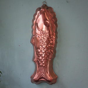 Vintage Kupfer Quallen Gießform