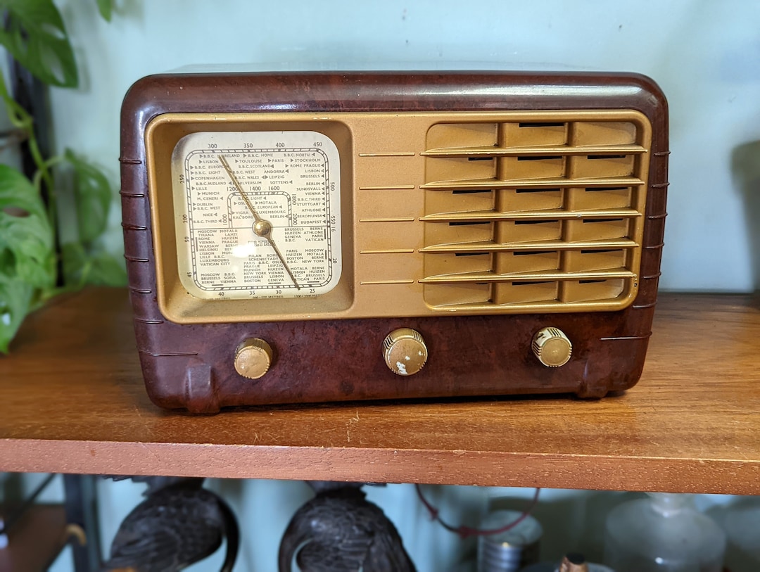 Ultra T401 Vintage Bakelite Valve Radio Etsy UK