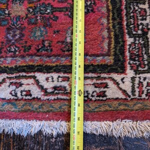 4'3x2'4 Vintage Hand Knotted Nomadic Wool Rug 129 x 70 image 3