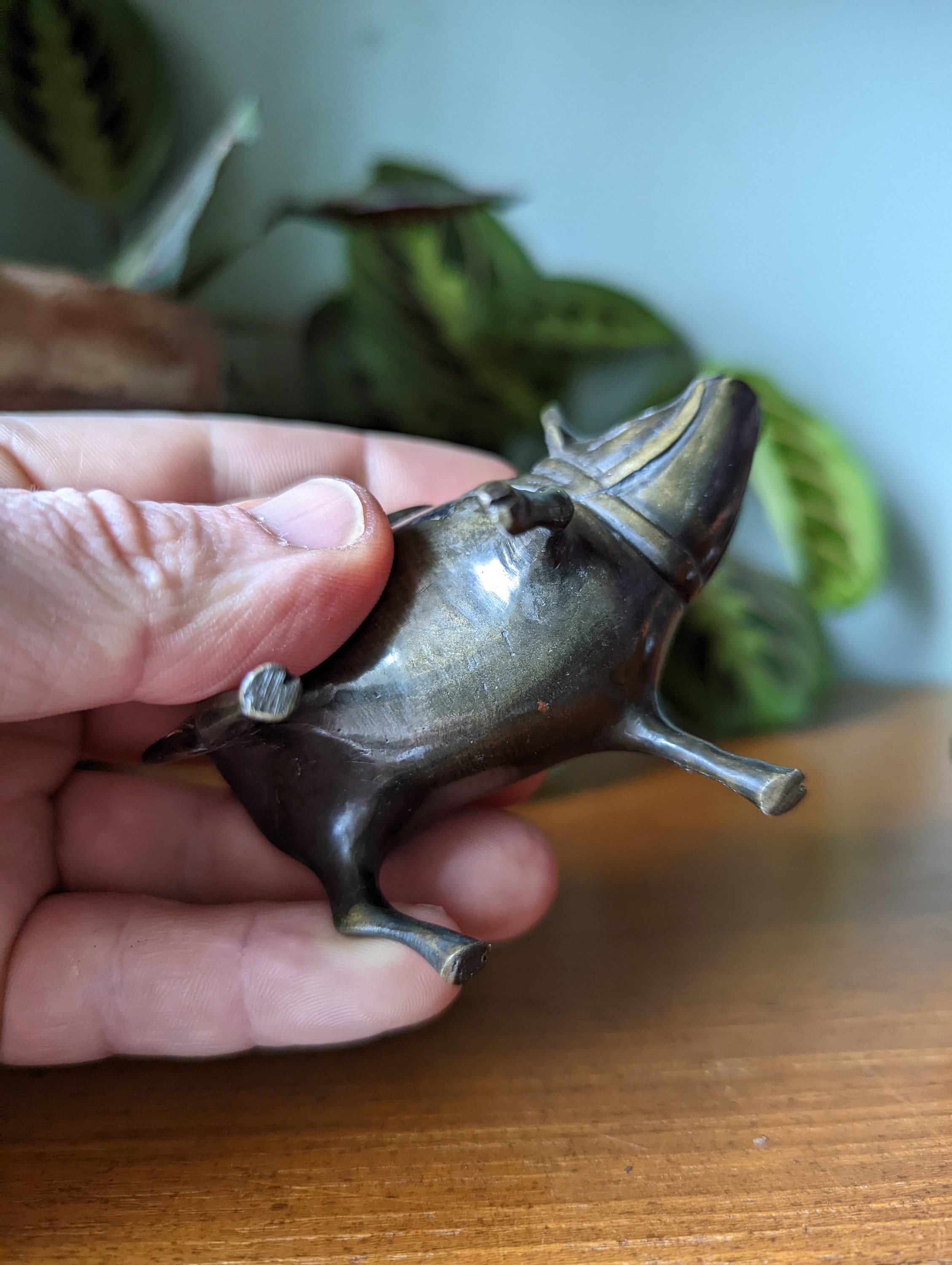 19世紀中国の青銅製牛香炉一対 - Etsy 日本