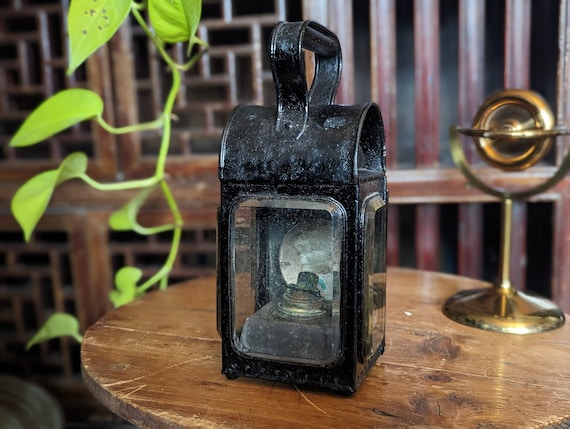 Antique Railway Oil Lamp Lantern Etsy Australia
