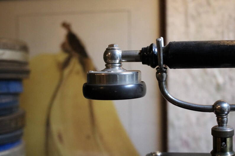 Antique C.1900 Black Jydsk Hand Crank Telephone - Etsy