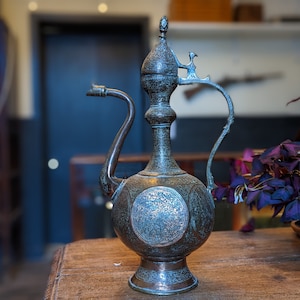 Türkischer Kupfer-Ewer aus dem Nahen Osten des 19