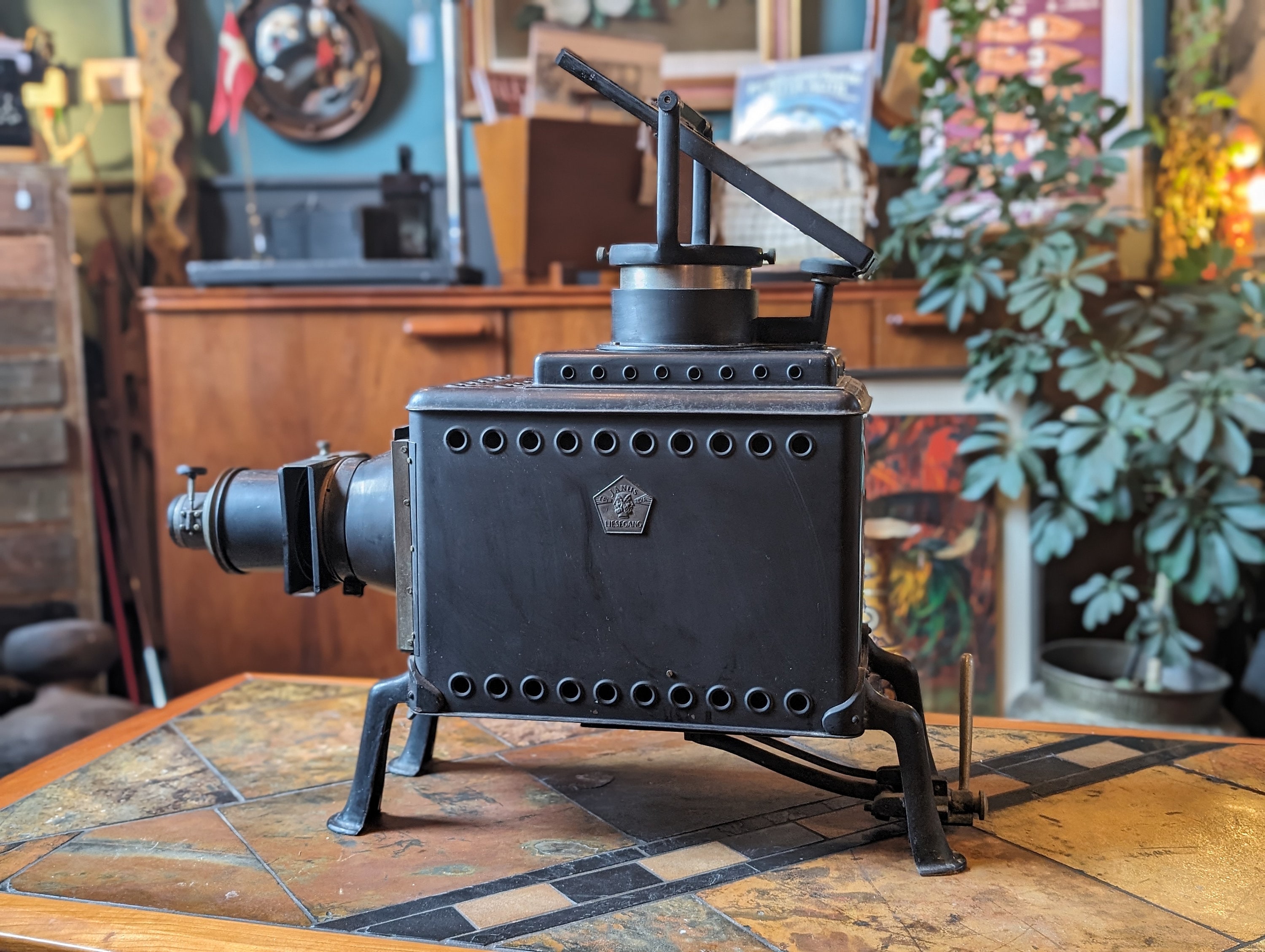 昭和レトロ　幻燈機　投影機　Yokoi Epidiascope Antique Janus Liesegang Epidiascope Projector - Etsy