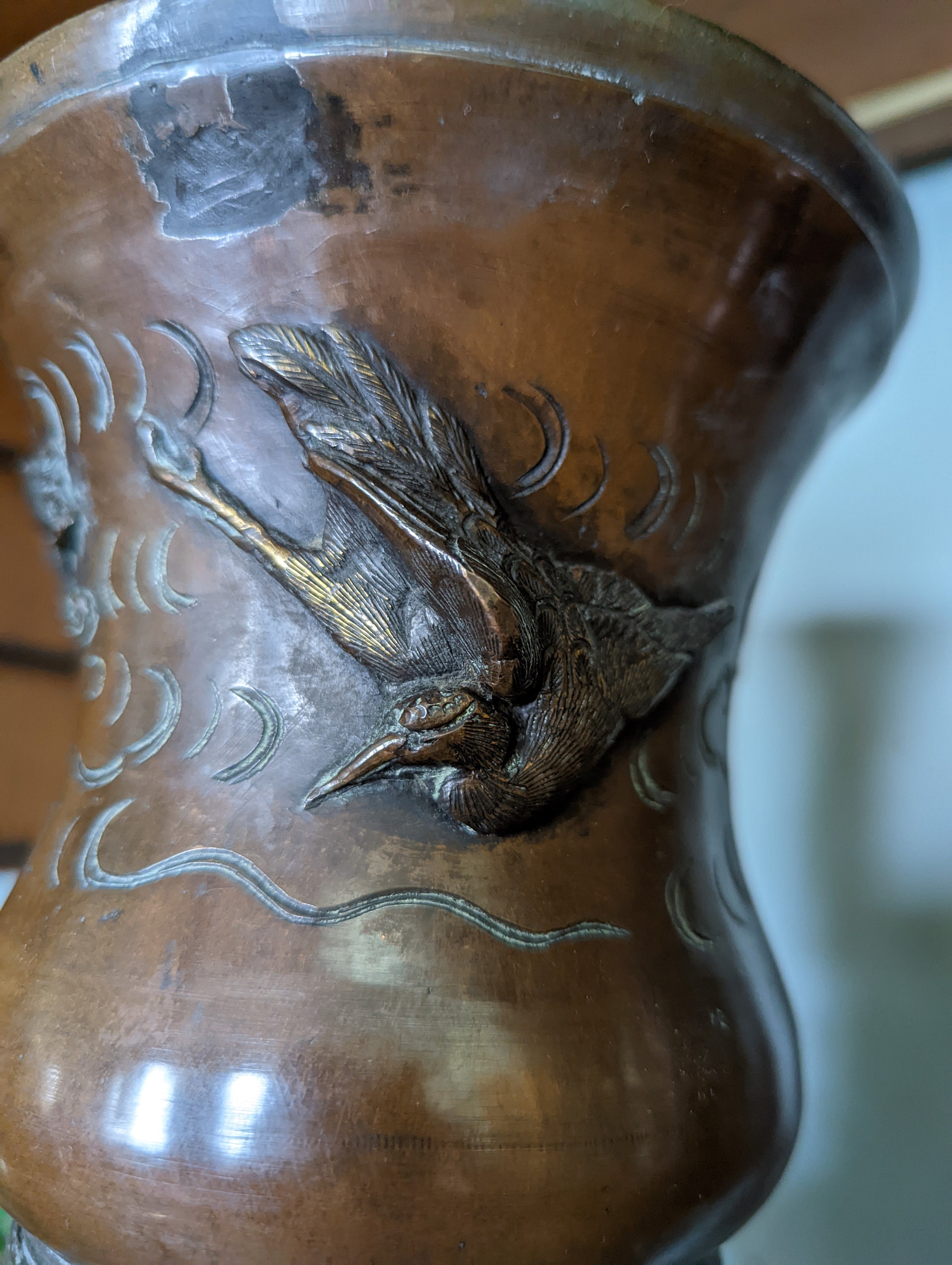 明治時代の青銅製龍花瓶（ペア） - 19世紀 - Etsy 日本