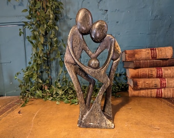 Large Abstract Soapstone Shona Carving - African Art