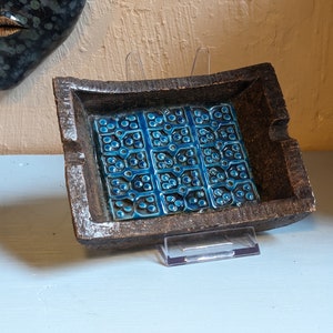 1960&#39;2 Bitossi Italian Blue Ashtray