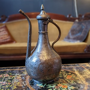 19th Century Middle Eastern Turkish Copper Ewer