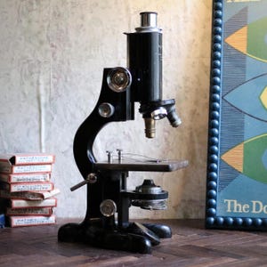 Vintage W. Watson & Sons servicemikroskop - London Scientific Instrument - Fungerande