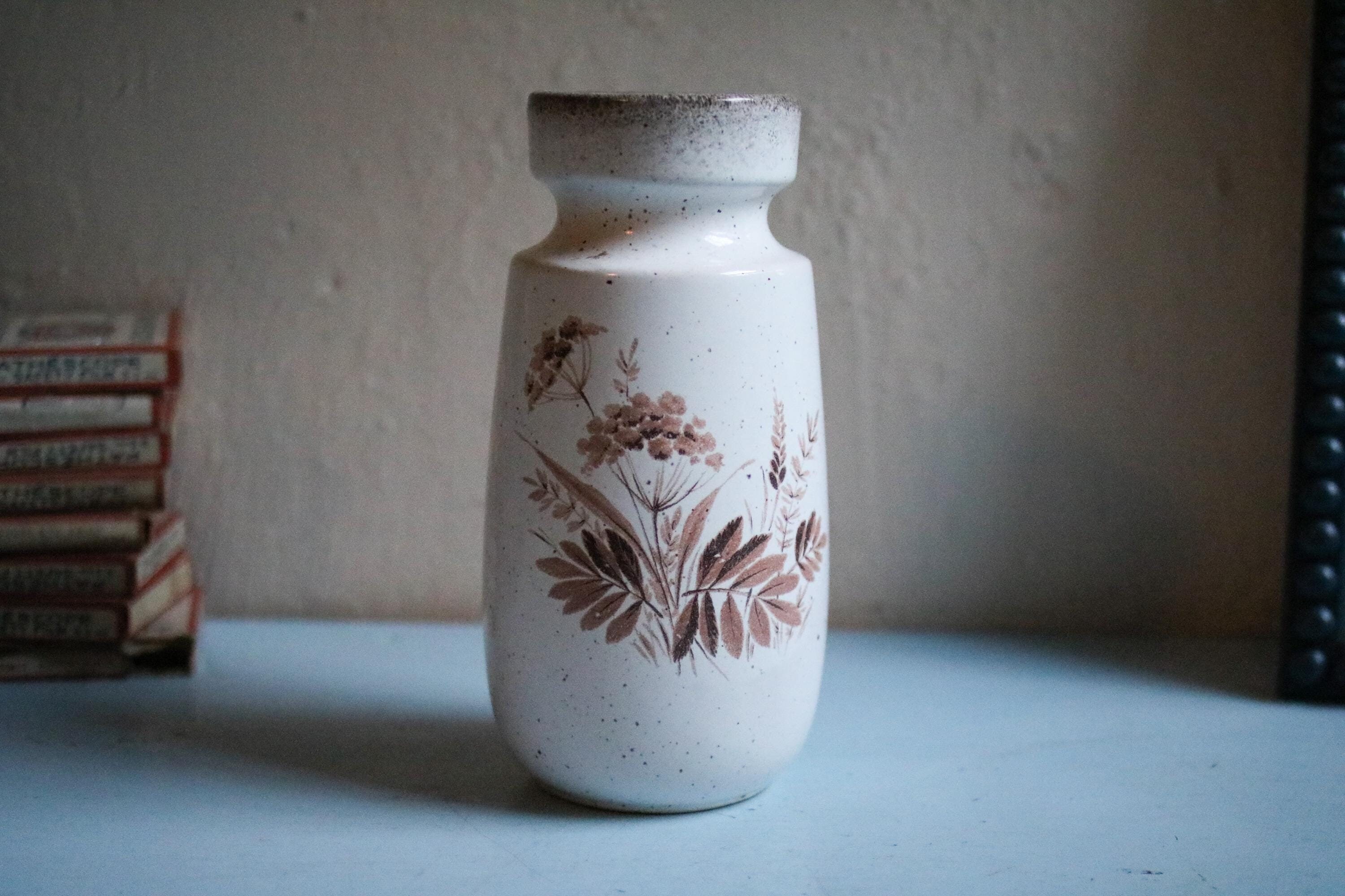 West Germany Fat Lava 花瓶　(242-22) Rare Vintage West German Fat Lava Vase Scheurich No. 242-22