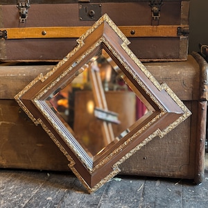 Antique French Wood and Ormulu Wall Mirror