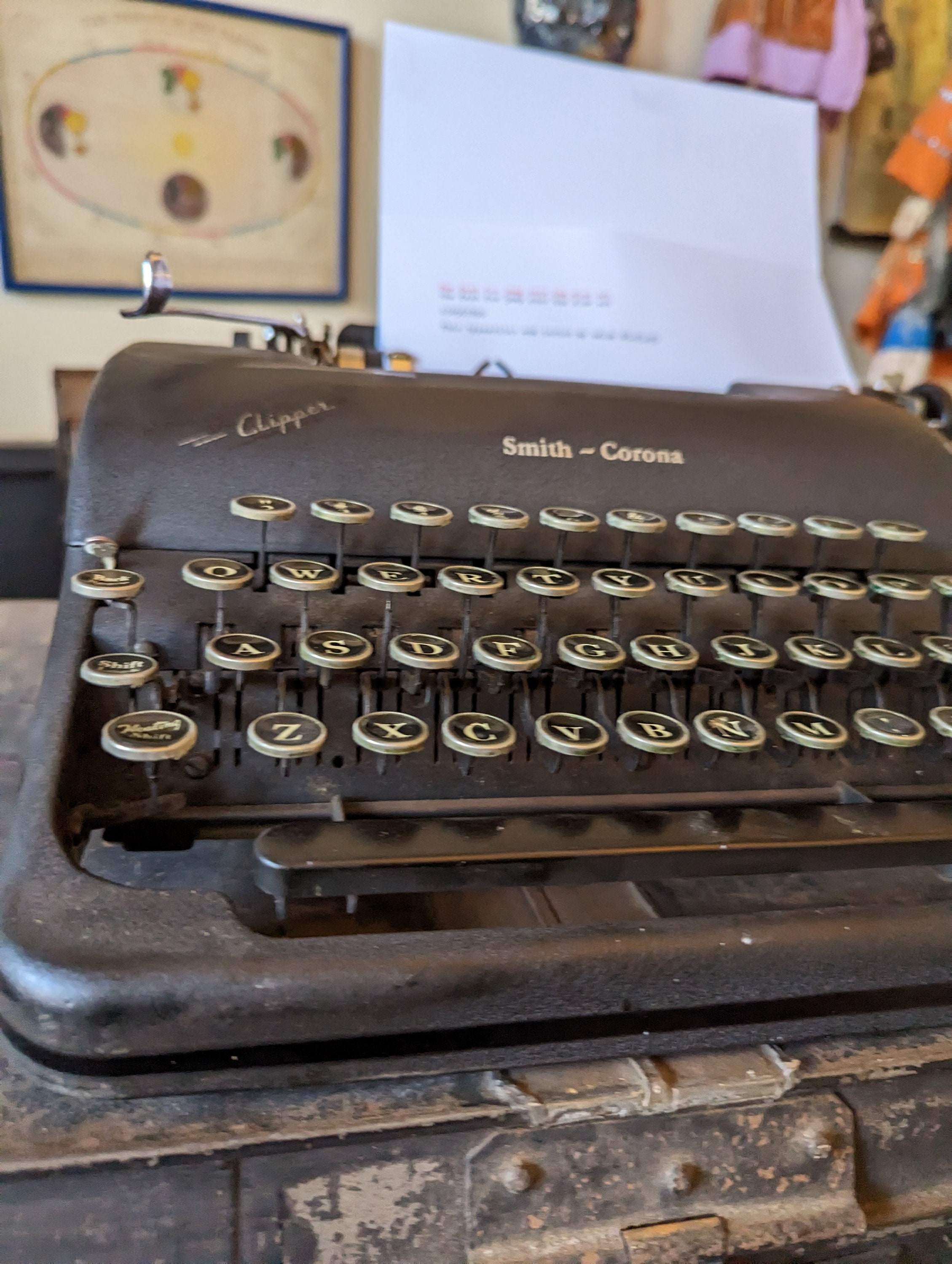 Smith Corona Clipper Travelling Vintage Typewriter - Etsy