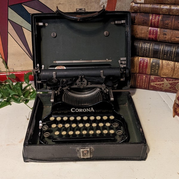 Antique Corona Number 3 Folding Typewriter - Non Functioning