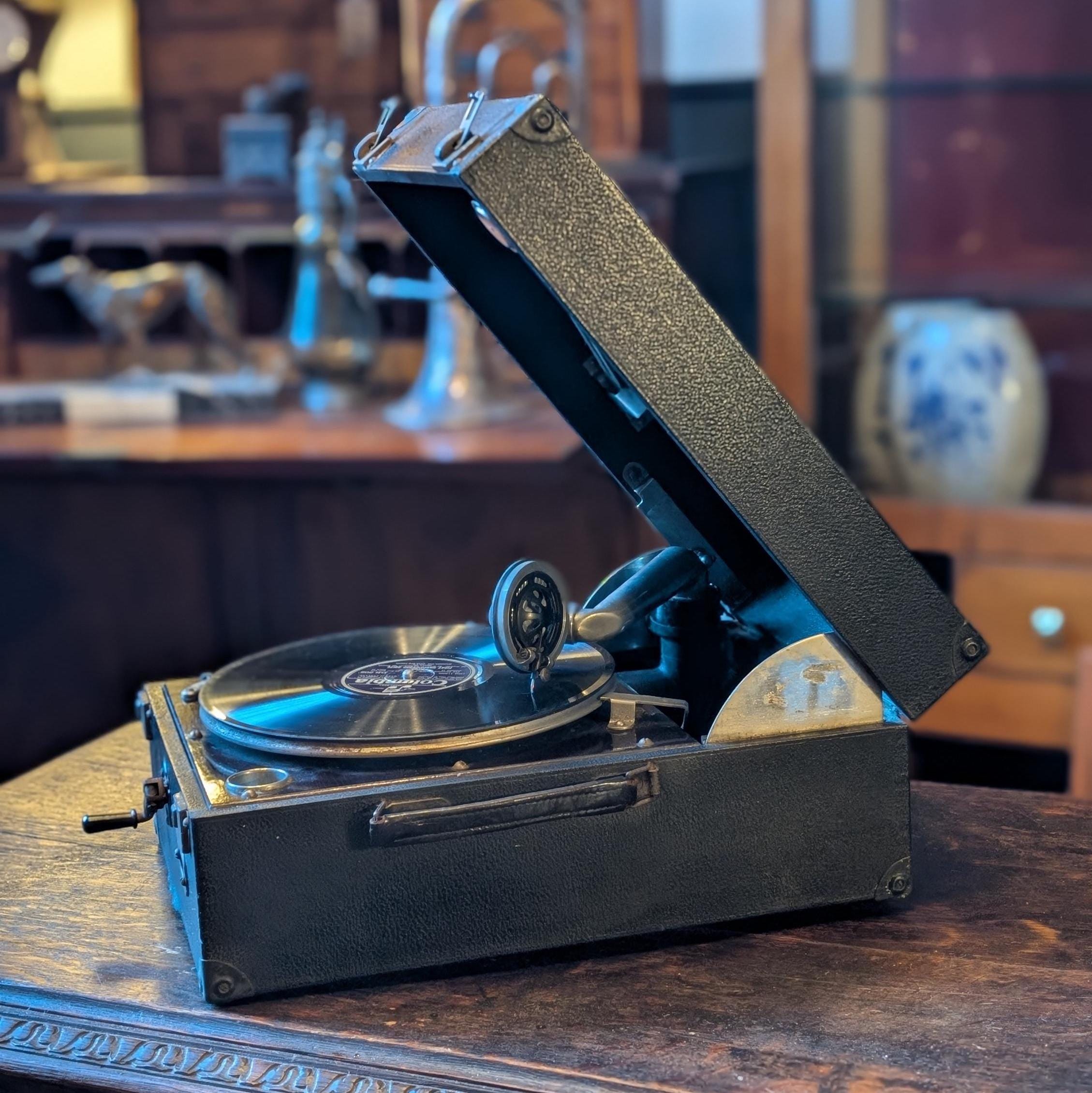 Antique Columbia Grafonola Record Player - Etsy