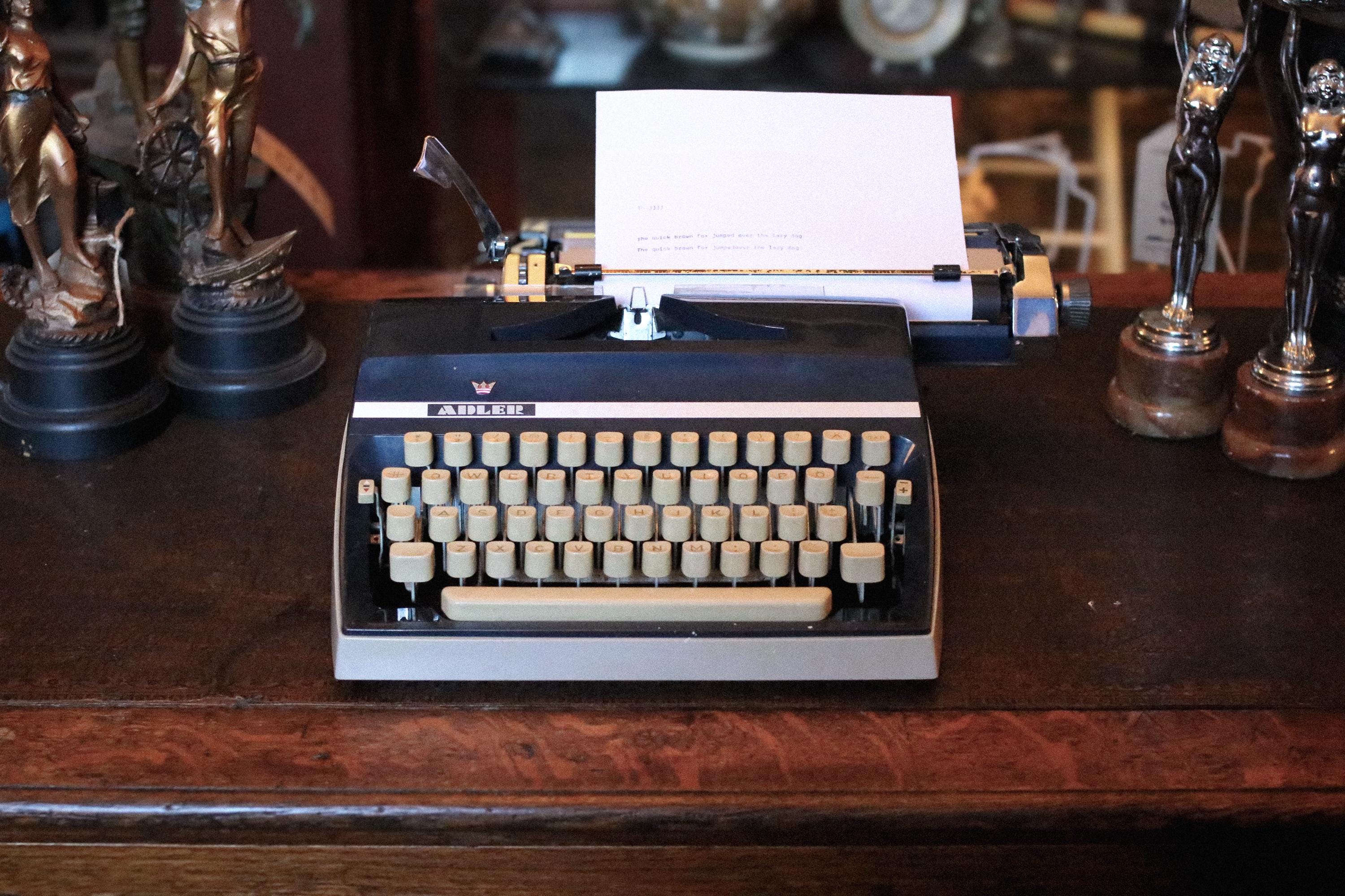 Adler typewriter - Etsy 日本