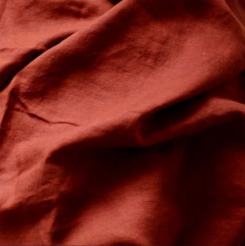 3 Pcs Maroon Washed Cotton Duvet Cover Set UO Bedding Twin Etsy