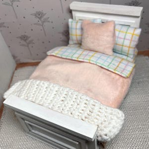 Miniature Pastel Striped Bedding Set