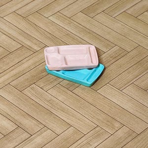 Miniature Cafeteria Lunch Trays