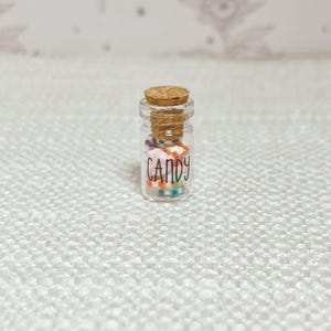 Miniature Glass Candy Jar