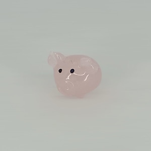 Miniature Glass Pig