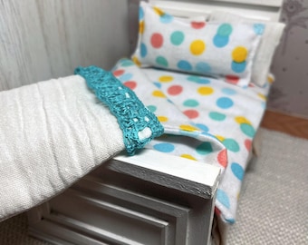 Miniature Polka Dot Bedding Childrens Bedding Set